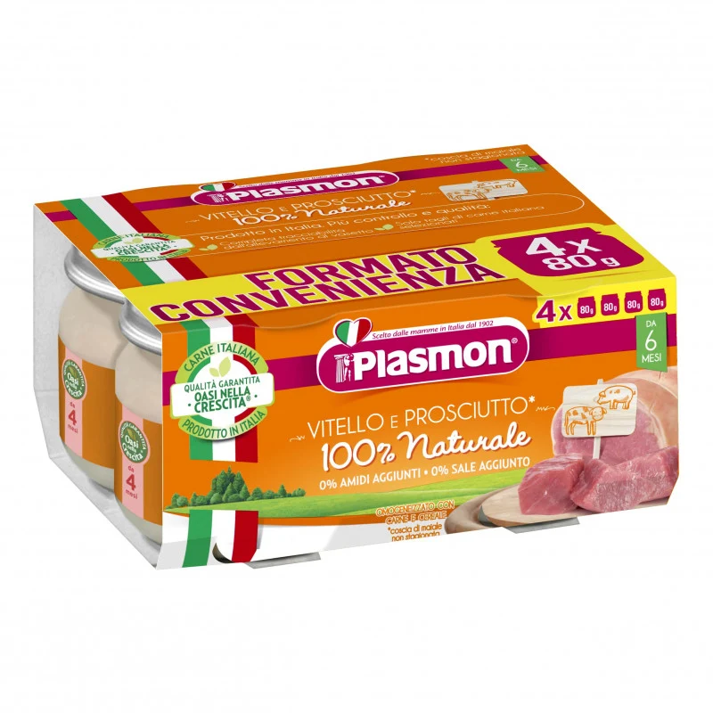 Omogeneizzato Vitello e Prosciutto Plasmon