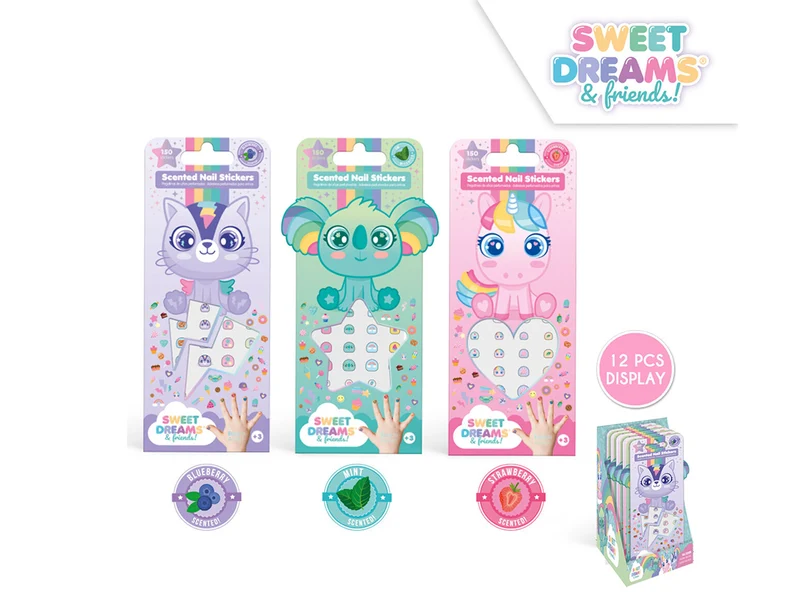Sweet dreams e friends adesivi per unghie profumati