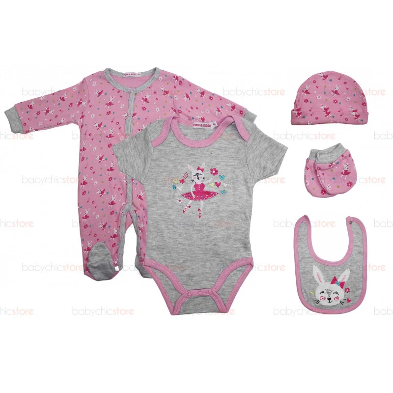 Set Completo Body e Tutina Rabbit - 9 Mesi