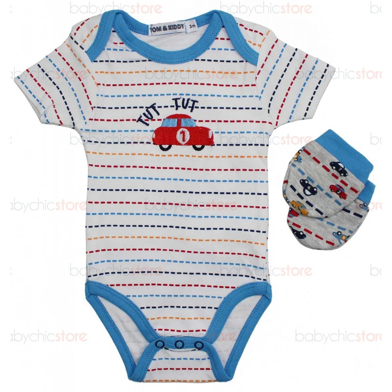 Set Completo Body e Tutina Car - 9 Mesi