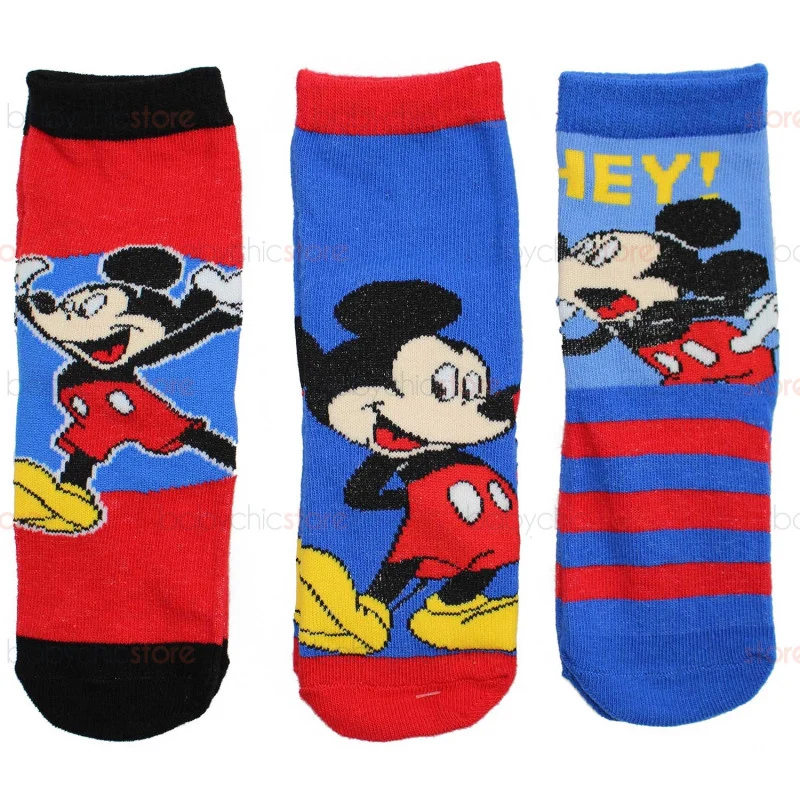 Set 3 Paia di Calzini Mickey Mouse - 31/34