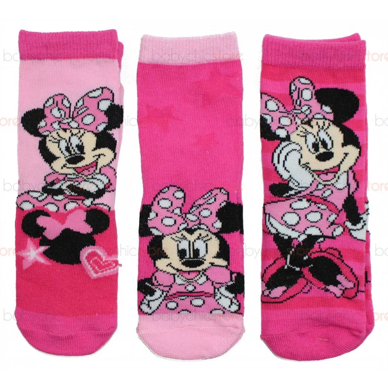 Set 3 Paia di Calzini Minnie - 23/26