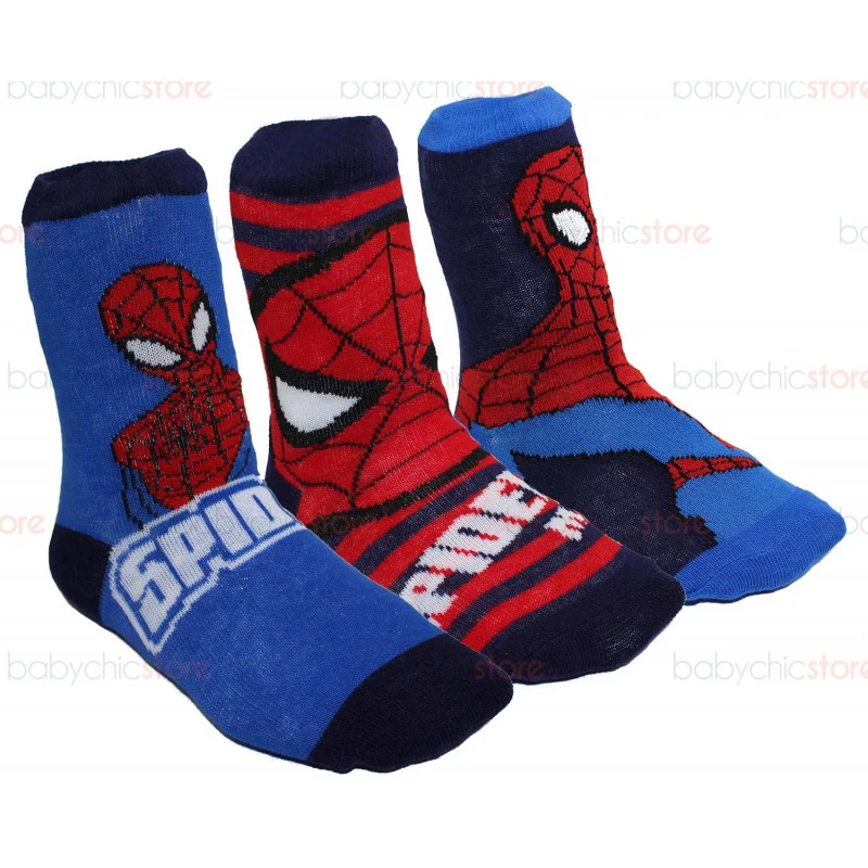 Set 3 Paia di Calzini Spiderman - 27/30