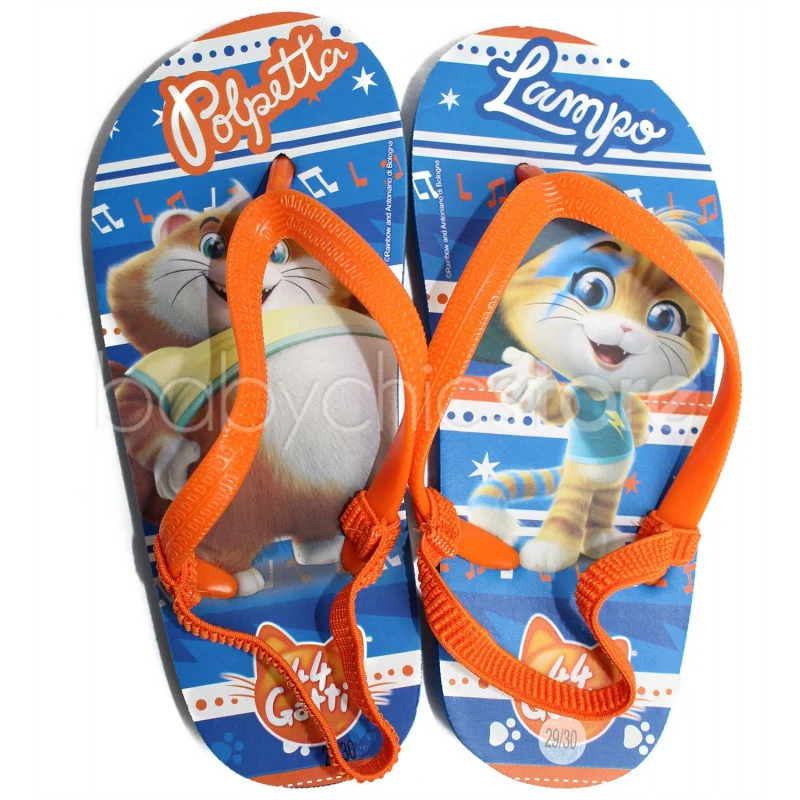 Infradito 44 Gatti Bambino - Misura 27/28