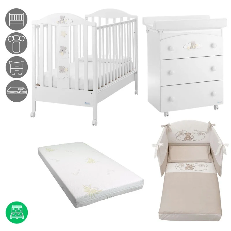 Cameretta Completa Starlette Bianco