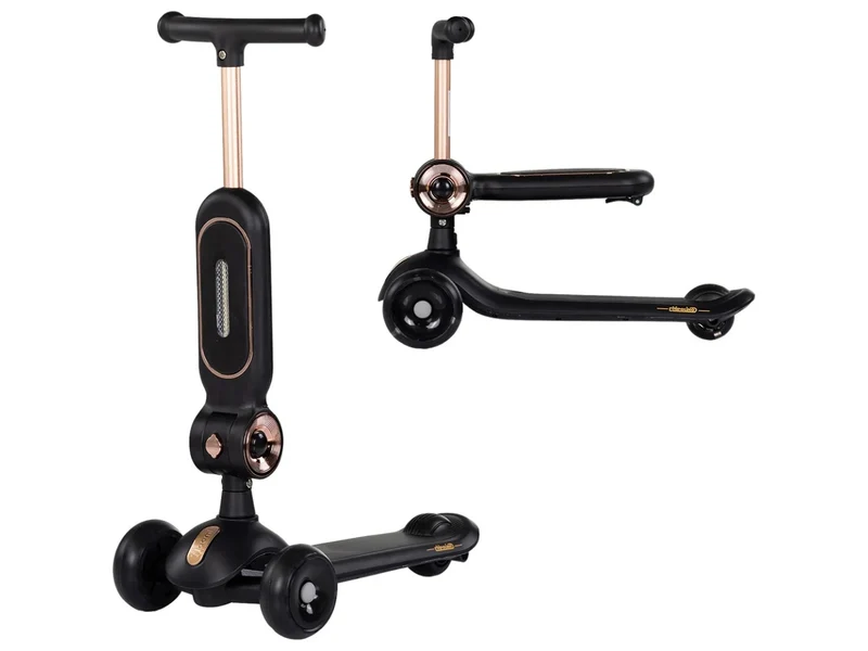Scooter monopattino con sedile Bloomi di colore nero