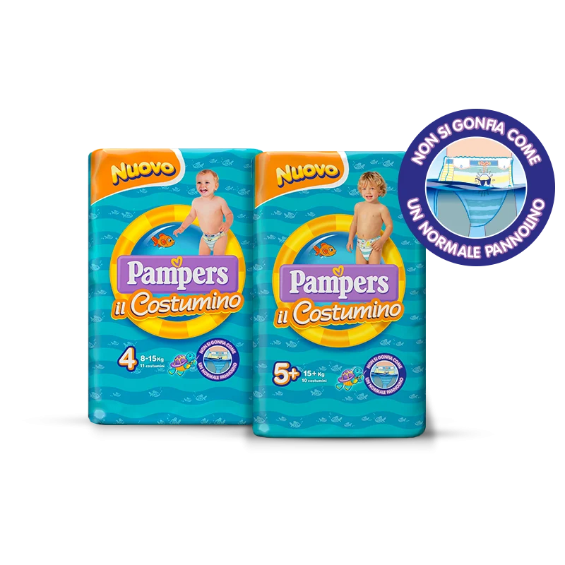Il Costumino Pampers - Pacco Doppio