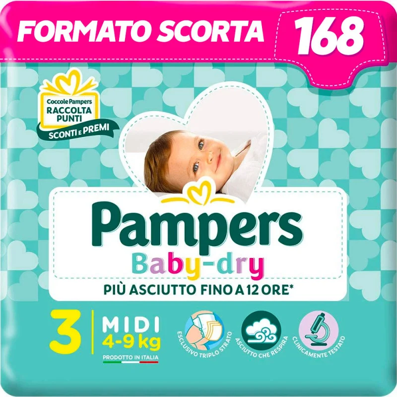 Pampers Bay Dry Esapack