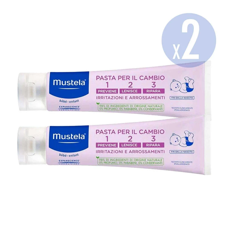 Pasta Per Il Cambio 1 2 3 Mustela - Confezione Risparmio