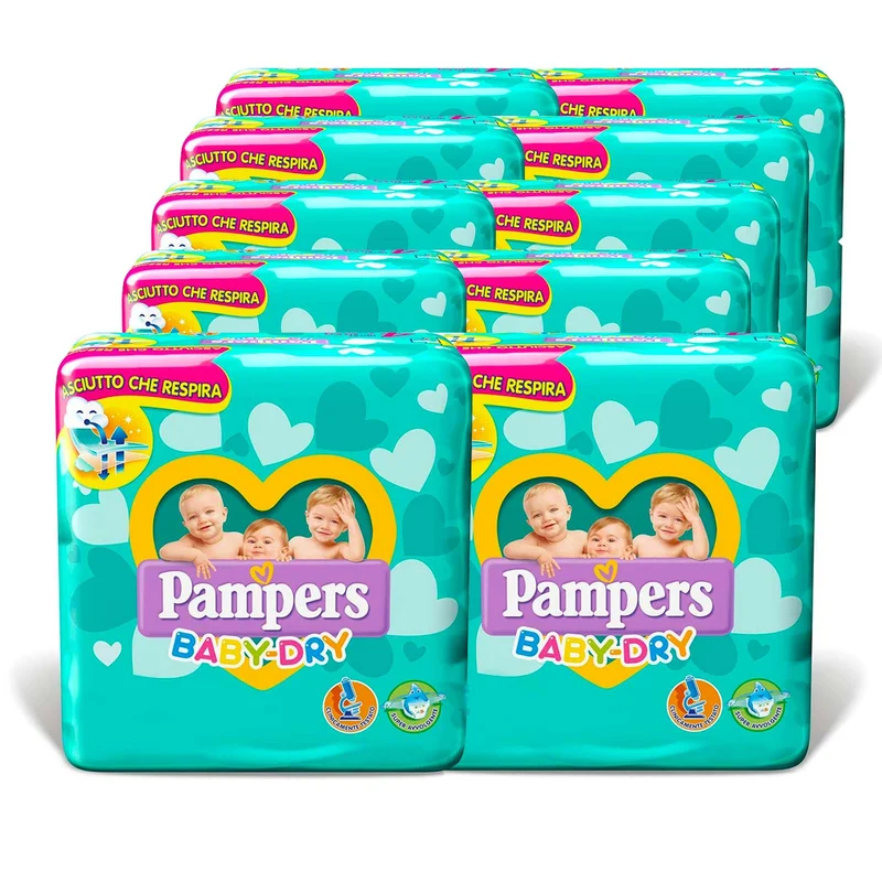 Pannolini Pampers Baby Dry - Confezione Risparmio