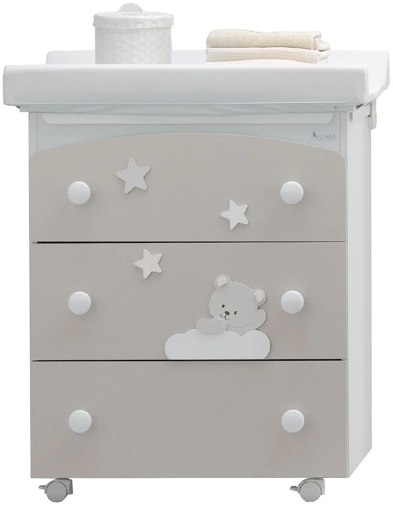 Bagnetto Fasciatoio Azzurra Design Mars Avana