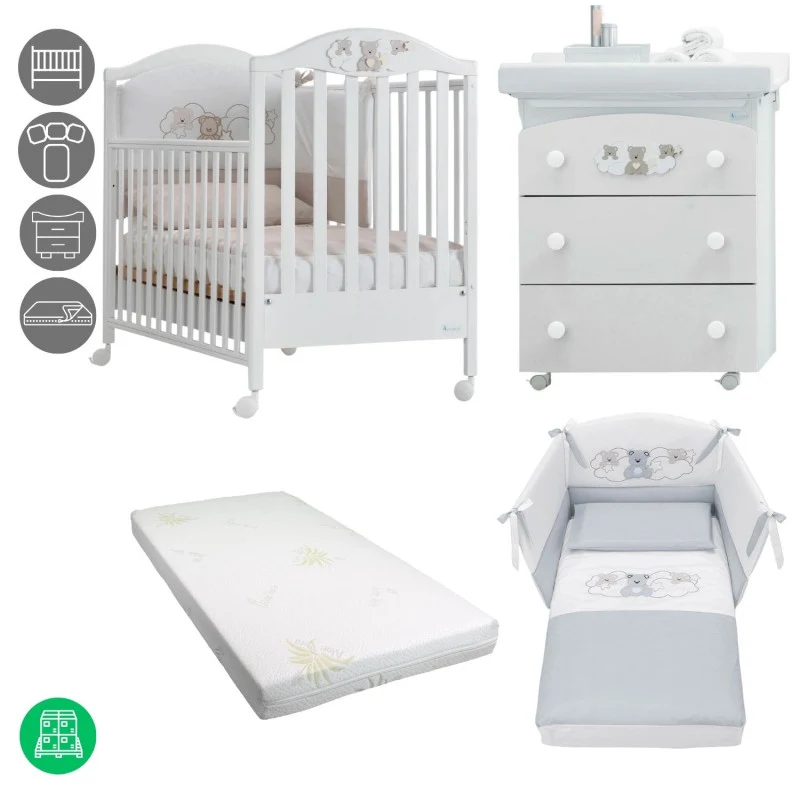 Cameretta Completa Azzurra Design Star
