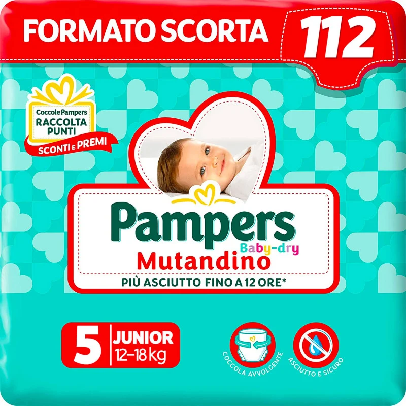 Pampers Baby Dry Mutandino - Taglia 5