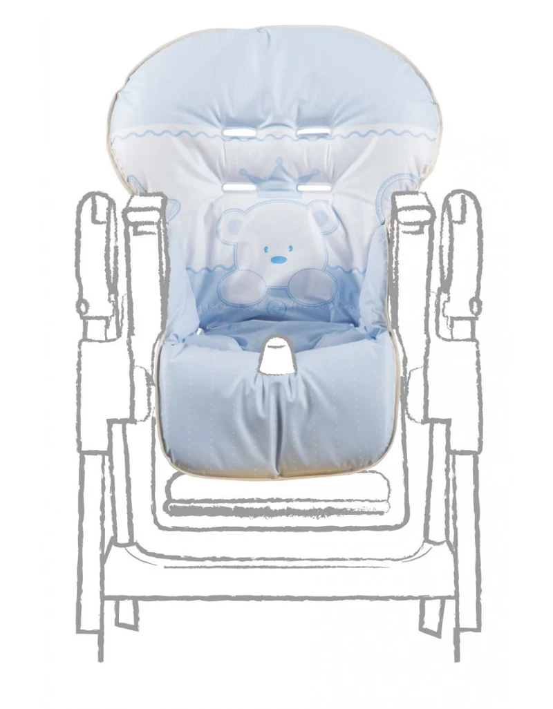 Rivestimento Seggiolone Baby Re Azzurro