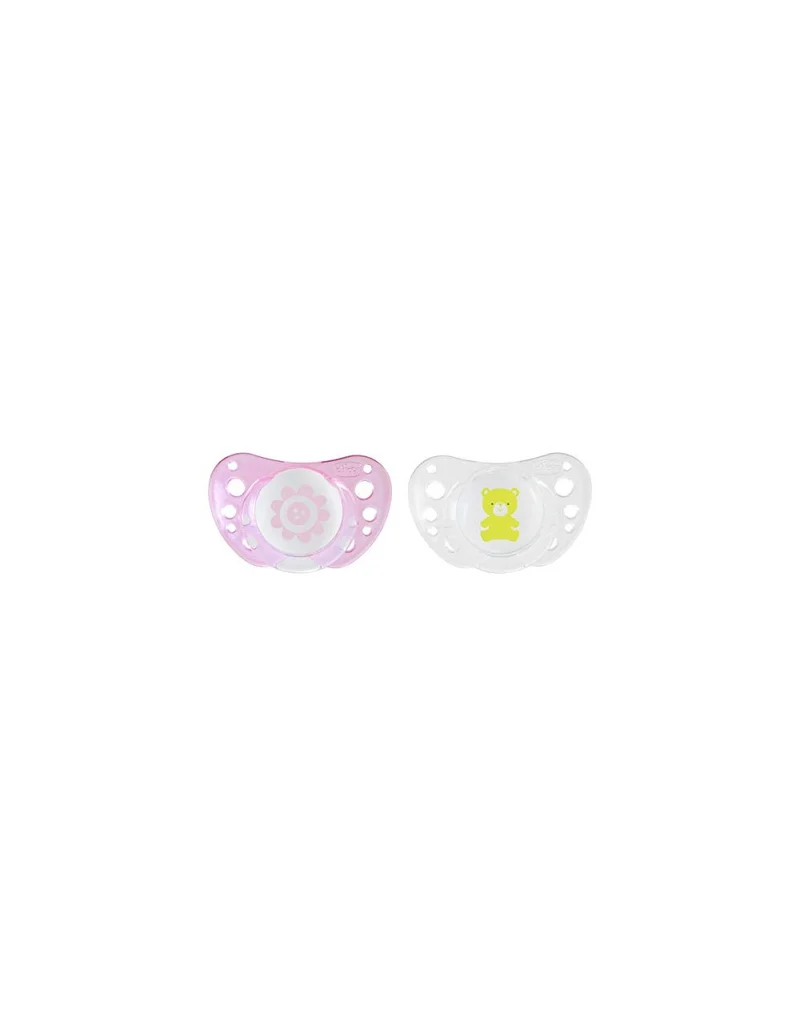 Chicco Physio Air Silicone 0-6 Rosa