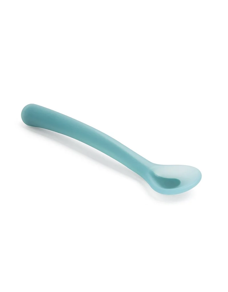 Cucchiaio In Silicone Azzurro