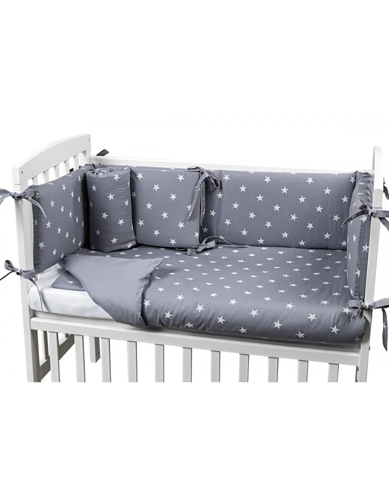 Rivestimento Culla Lella Picci Stella Grigio