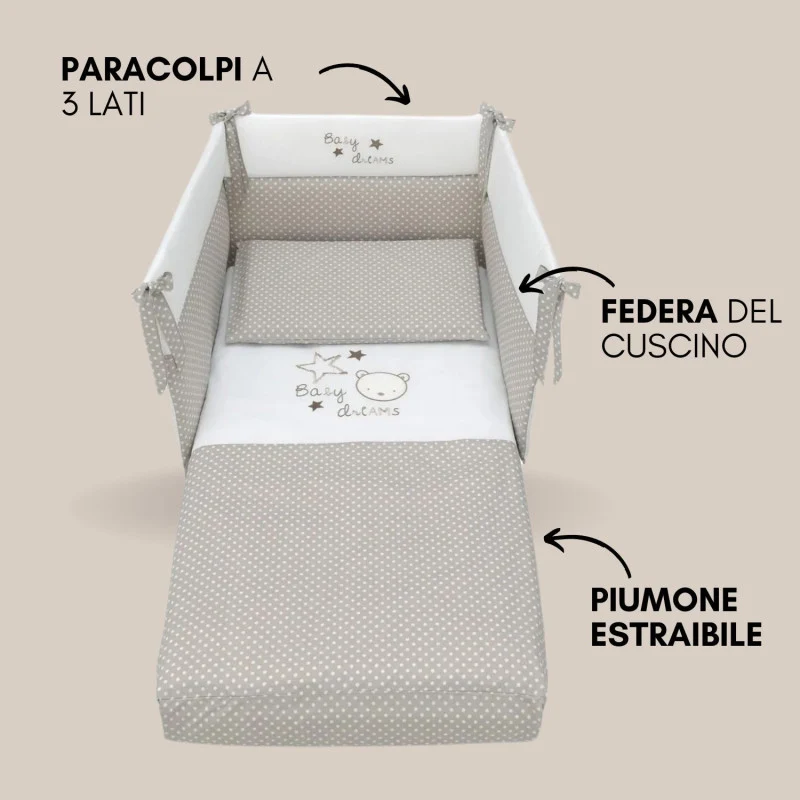 Piumone Paracolpi Dreams Azzurra Design