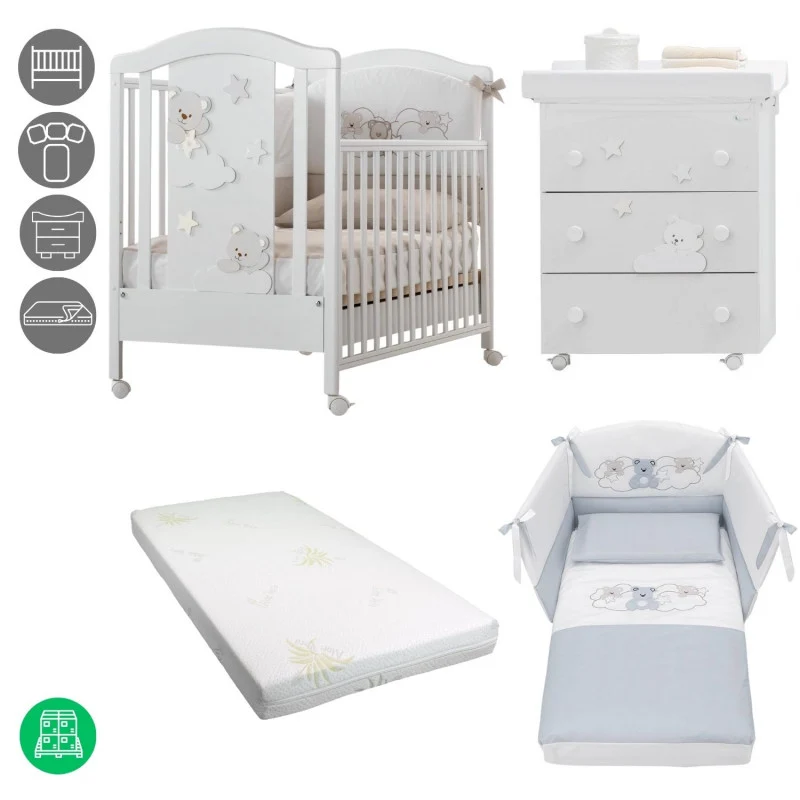 Cameretta Completa Azzurra Design Mars