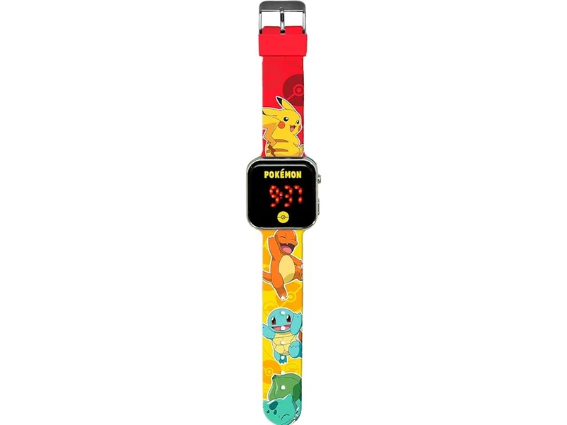 Pokemon orologio led 6x8