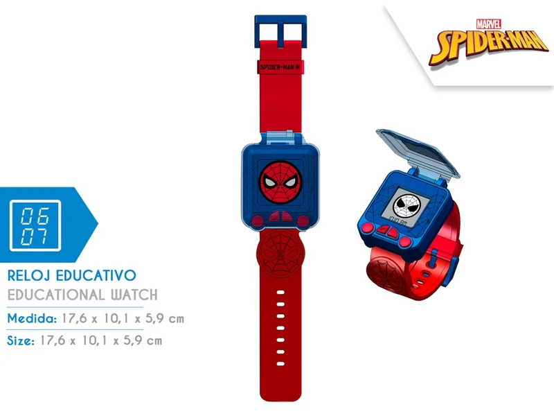 Spider-man orologio educativo