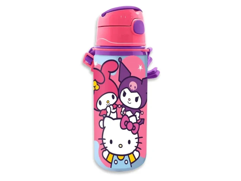 Hello Ketty borraccia in alluminio con manico 600ml