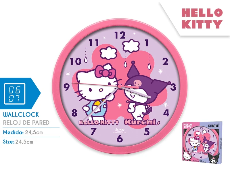 Hello kitty orologio da parete