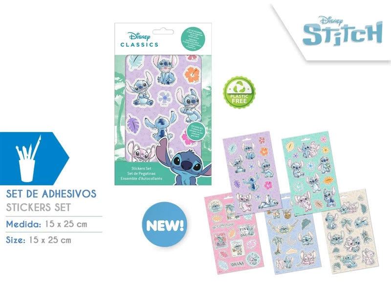 Stitch set di adesivi