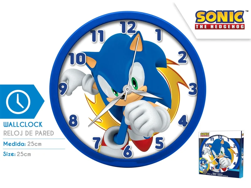Sonic orologio da parete