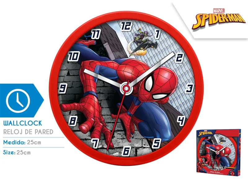 Spiderman orologio da parete