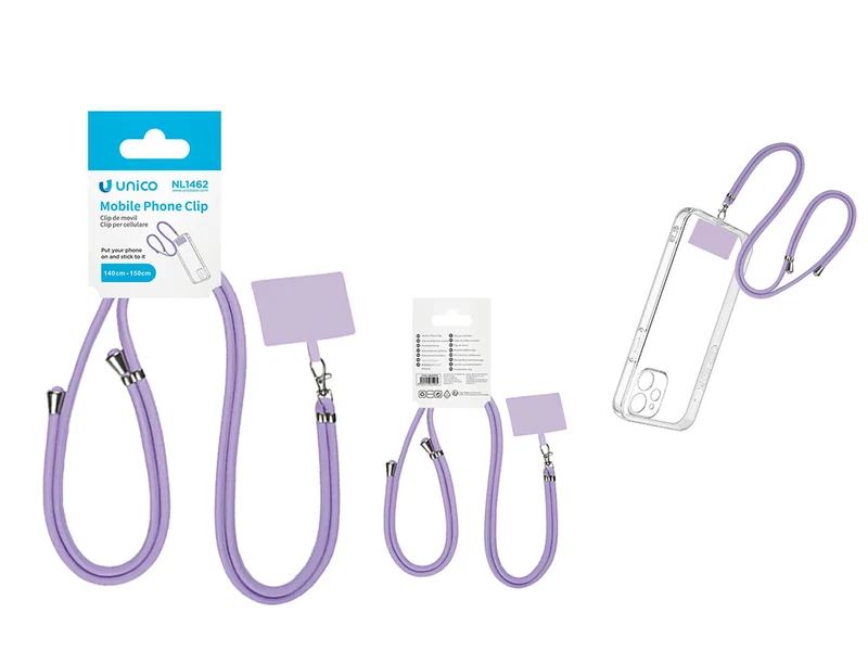 Set cordino per cellulare appeso al collo regolabile con fibbia singola