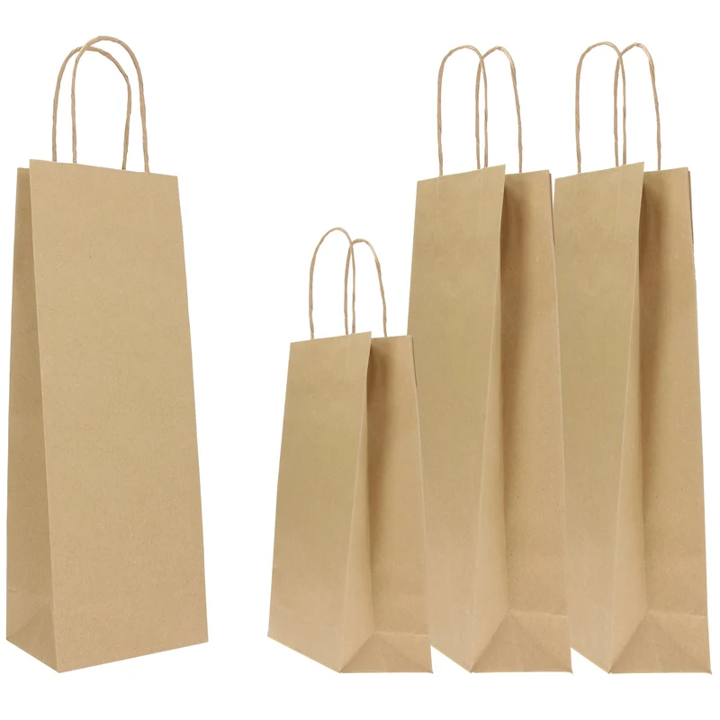 Borsa Porta Bottiglia Barbera Avana 14 x 9 x 38 cm