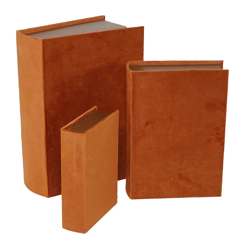 Scatola Libro Legno Corten