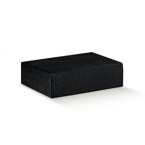 Scatola Stesa 3 Bottiglie Seta Nero 340 x 280 x 90 mm