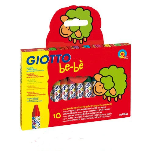Pastello Cera Be-Be Giotto Colori Ass Art.4668 Cf.10