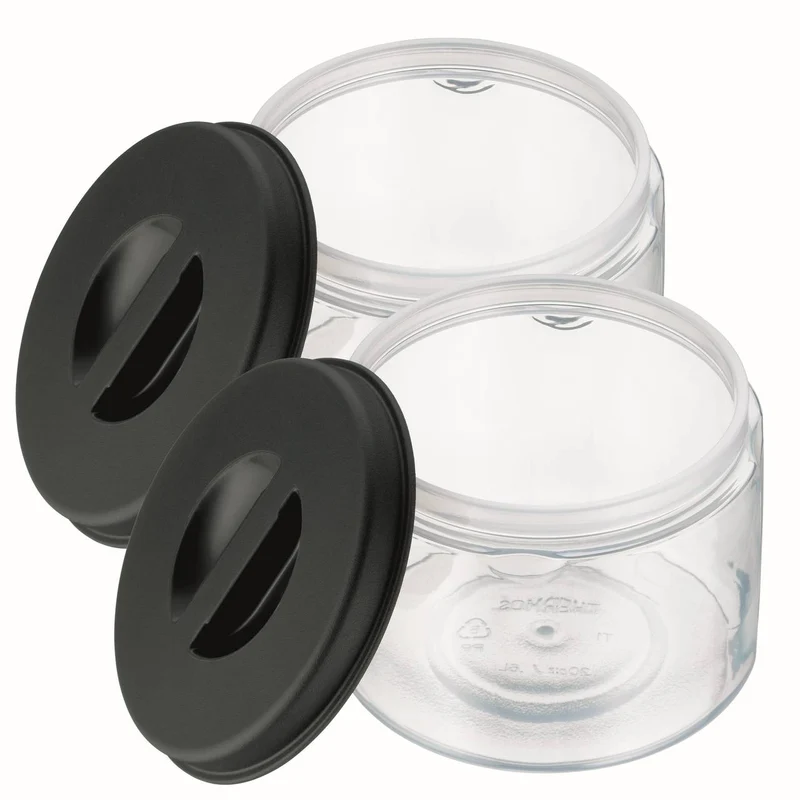 Essensbehälter für 4001 Stainless King Food Jar 1,2l, 2 x 0,60 l Set, transparent