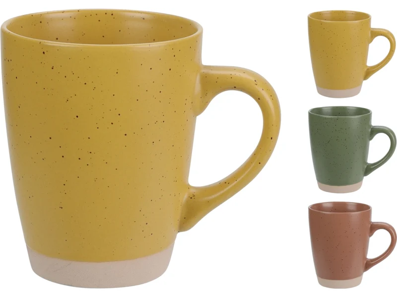 Tazza Mug in Ceramica 320ml - Colori Assortiti, 12x10cm