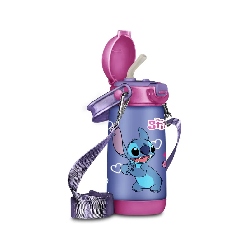 Borraccia Kid con Tracolla Lilo & Stitch 460 ml