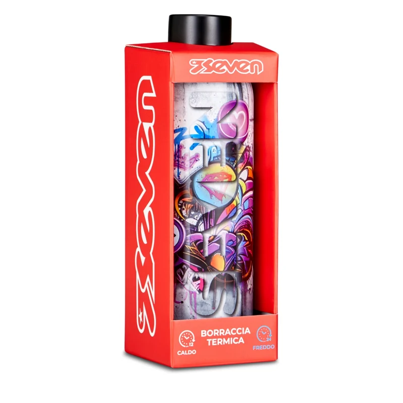 Borraccia Seven Write Down Viola 500 ml