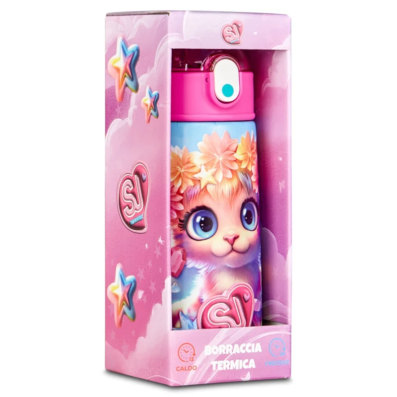 Borraccia Animali Sj Gang Cat Girl 460 ml
