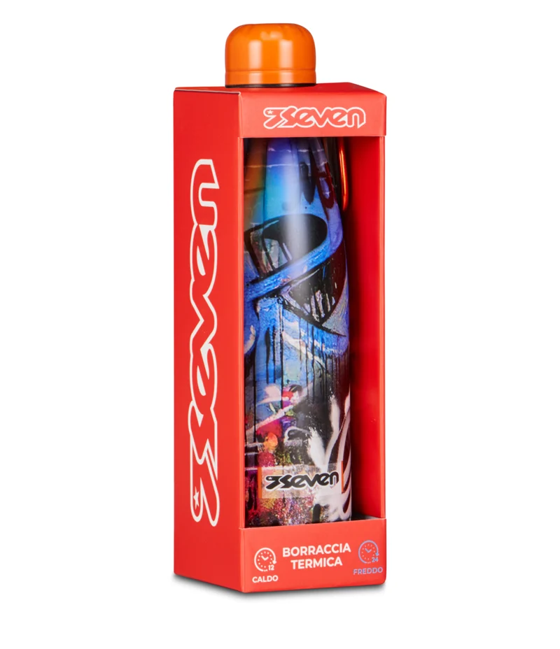 Borraccia Termica Seven in Acciaio Inox Boy Graffiti 500 ml